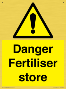 Danger Fertiliser store